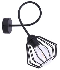 Light Home Nástenné svietidlo NUVOLA, 1x drôtené tienidlo (výber z 2 farieb), (výber zo 4 tvarov tienidla)