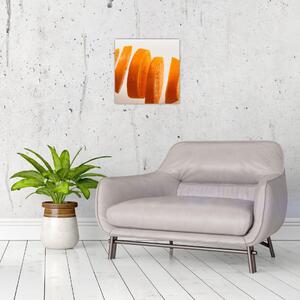 Moderný obraz - dieliky pomaranča (Obraz 30x30cm)