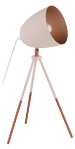 Eglo 49727 - Stolná lampa CHESTER 1xE27/60W/230V biela/medená