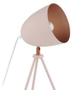 Eglo 49727 - Stolná lampa CHESTER 1xE27/60W/230V biela/medená
