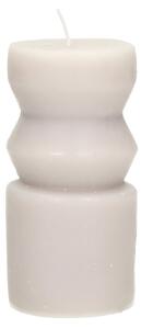 Sviečka Cornelia 14cm light grey