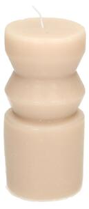 Sviečka Cornelia 14cm beige