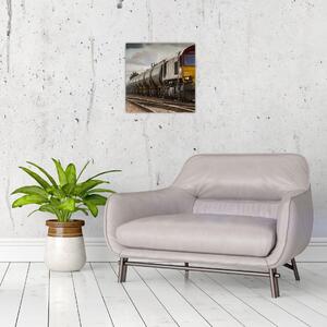 Obraz - idúci vlak (Obraz 30x30cm)