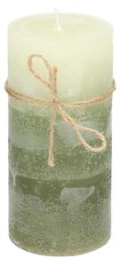 Sviečka Silvia 14cm green