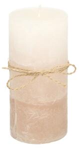 Sviečka Silvia 14cm beige