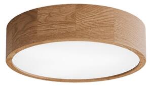 Stropné svietidlo so senzorom CLEO 3xE27/24W/230V, priemer 37,5 cm, dub