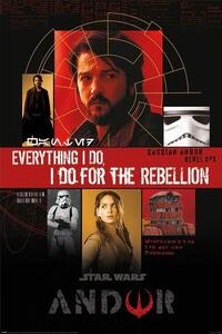Plagát, Obraz - Star Wars: Andor - For the Rebellion