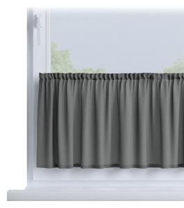 Jednoduchá vitrážková záclonka na metre farba produktu sivá