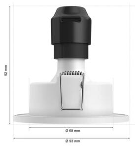 Zapustené svietidlo 1x GU10 2000–6500K biela IP44 Philips HUE White and Color Ambiance Xamento 8721103072849