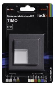 Zamel 07-211-32 svietidlo LED do krabice LEDIX TIMO 14V DC, grafit, teplá biela, IP44