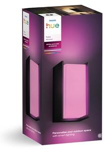 Vonkajšie nástenné svietidlo 1x E27 2000–6500K antracitová IP44 Philips HUE White and Color Ambiance Turaco 8721103118578