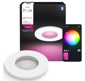 Zapustené svietidlo 1x GU10 2000–6500K biela IP44 Philips HUE White and Color Ambiance Xamento 8721103072849
