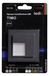 Zamel 07-111-31 svietidlo LED na omietku LEDIX TIMO 14V DC, grafit, studená biela, IP44