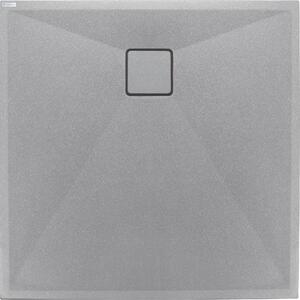 Deante Correo štvorcová sprchová vanička 80x80 cm sivá KQR_S42B