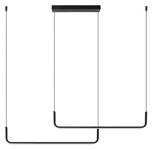 Zambelis 22010 závesné LED svietidlo matne čierne, 40W, 3000k, 120cm