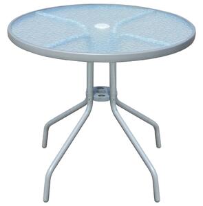 Bistro stolík, sivý 80x71 cm, oceľ