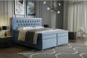Čalouněná postel Diament 120x200 cm Modrá