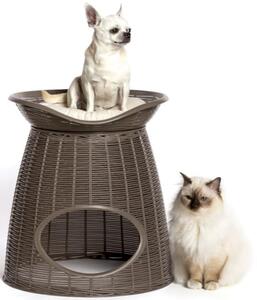 BAMA, Pelech PASHA - miesto na odpočinok pre mačky a malé psy, biela Barva: Antracit