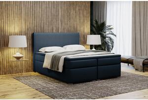 Čalouněná postel bez úložného prostoru VIERA 140x200 Modrá