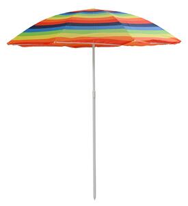 Slnečník COLORFUL STRIPES 180 cm, farebný