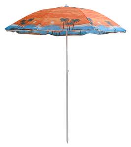 Slnečník SUNSET BEACH 180 cm, oranžový