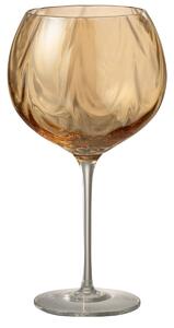 Jantárový pohár na víno Oil wine - Ø 12*21 cm - J-Line by Jolipa