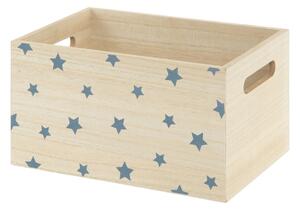 Atmosphera for Kids Drevené boxy na hračky hviezdy 3 ks 26x36x18 cm