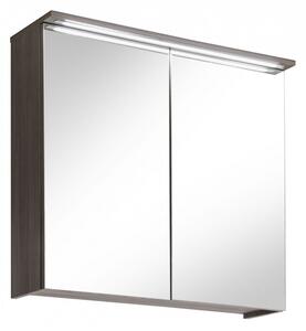 Comad Závesná kúpeľňová skrinka so zrkadlom a s LED osvetlením Cosmo 2 841 2D avola