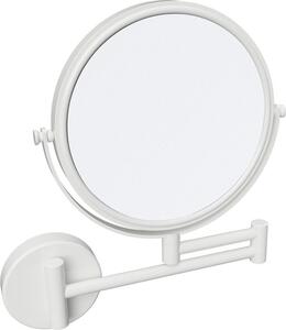 SAPHO X-ROUND WHITE závěsné retro kosmetické zrcátko Ø 180mm, bílá XR006W