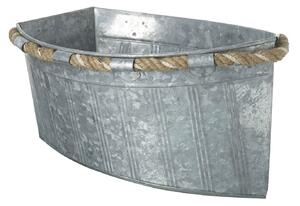 Plechový obal na kvetináč v tvare lode Boat Planter - 23*30*44cm - Ostatní