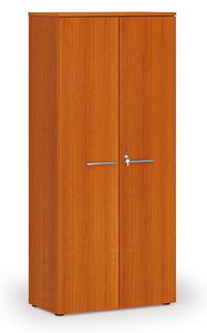 Kancelárska skriňa s dverami PRIMO WOOD, 800 x 420 x 1781 mm, čerešňa