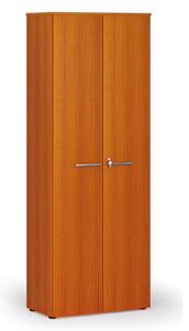 Kancelárska skriňa s dverami PRIMO WOOD, 800 x 420 x 2128 mm, čerešňa