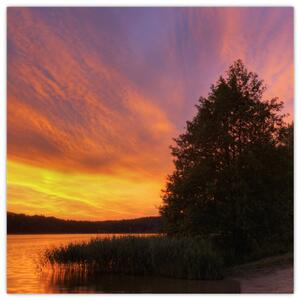 Farebný západ slnka - obraz (Obraz 30x30cm)
