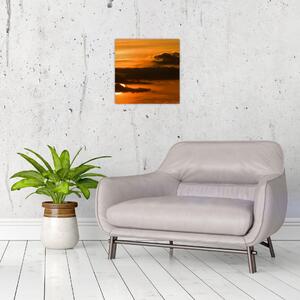 Západ slnka - moderné obrazy (Obraz 30x30cm)