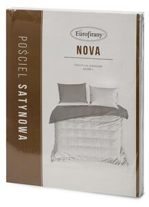 Dekorstudio Posteľné obliečky NOVA3 bielosivé Rozmer posteľných obliečok: Šírka x Dĺžka: 140x200cm + 1ks 70x80 cm
