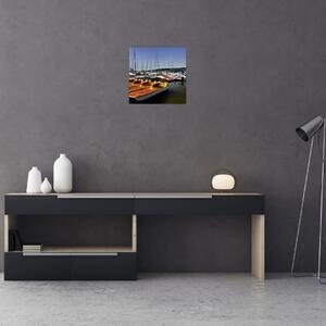 Prístav lodí - moderné obrazy (Obraz 30x30cm)