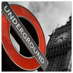 Londýnske metro - obraz (Obraz 30x30cm)