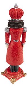Dekorácia Luskáčik v červenom obleku - 8*8*24 cm