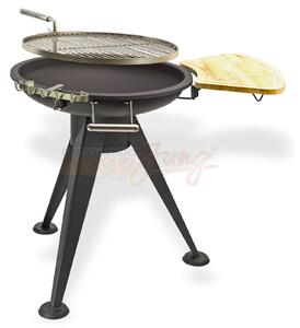 Okrúhly gril s nerezovým roštom 55 cm Nevada