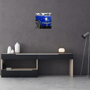 Modré auto - obraz (Obraz 30x30cm)
