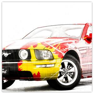 Auto Ford Mustang - obraz (Obraz 30x30cm)
