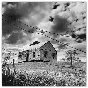 Opustený dom - obraz (Obraz 30x30cm)