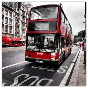 Double-decker v Londýne (Obraz 30x30cm)