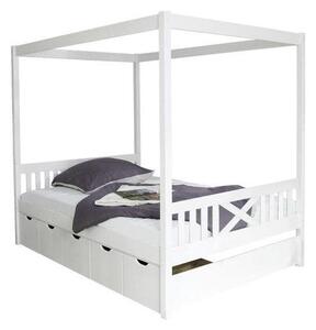 POSTEĽ S NEBESAMI, 140/200 cm biela MID.YOU - Postele, Online Only