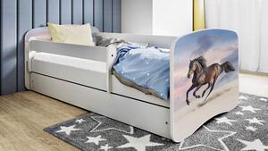 POSTEĽ PRE DETI A MLÁDEŽ 80/160 cm, biela MID.YOU - Detské izby, Online Only