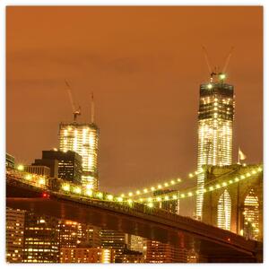 Brooklyn Bridge - obraz (Obraz 30x30cm)