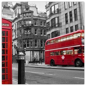 Londýnska ulice - obraz (Obraz 30x30cm)