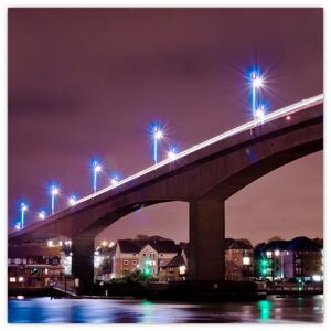 Nočná most - obraz (Obraz 30x30cm)