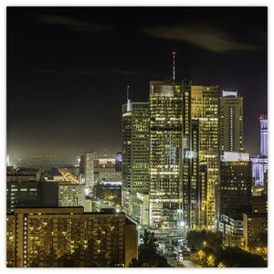 Obraz nočného mesta (Obraz 30x30cm)