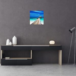 Mólo na mori - obraz (Obraz 30x30cm)